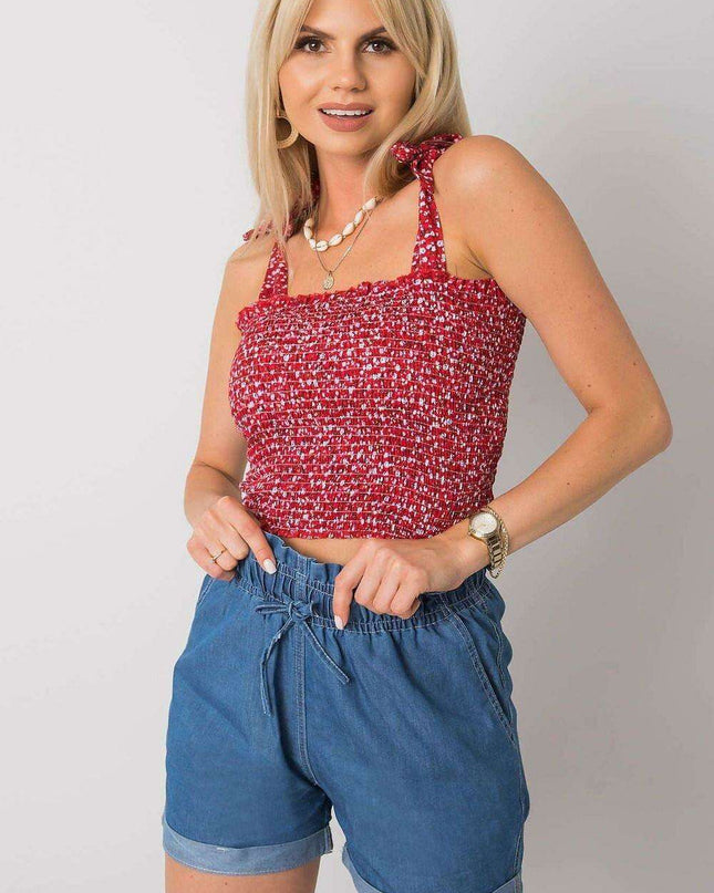 Chic Adjustable Tie Strap Summer Top for Women Breathable