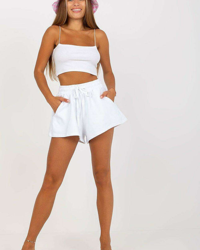 Elegant Parisian Wide Leg Cotton Shorts For Women Everyday