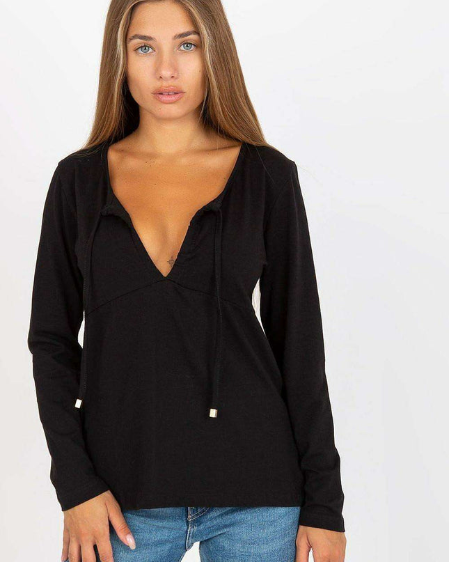 Timeless Parisian V Neck Top Elegant European Women Blouse