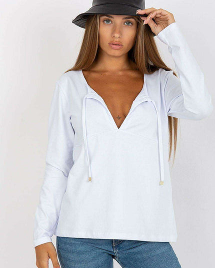 Timeless Parisian V Neck Top Elegant European Women Blouse