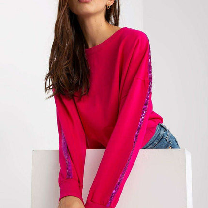 Parisian Glam Sparkle Sweatshirt For Chic Comfort Everyday