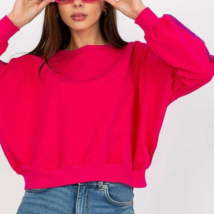 Parisian Glam Sparkle Sweatshirt For Chic Comfort Everyday