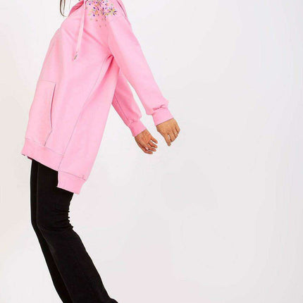 Chic Embroidered Parisian Zip Up Hoodie for Modern Elegance