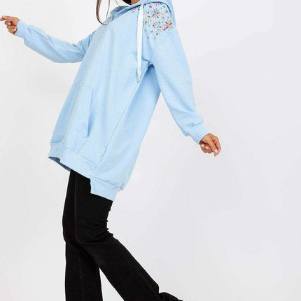 Chic Embroidered Parisian Zip Up Hoodie for Modern Elegance