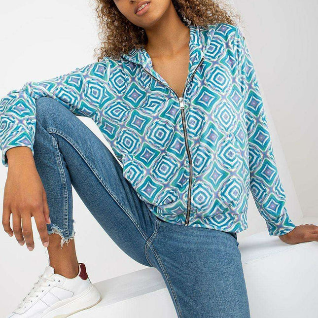 Parisian Inspired Zip Up Hoodie With Elegant Flair