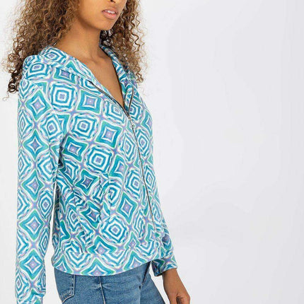 Parisian Inspired Zip Up Hoodie With Elegant Flair