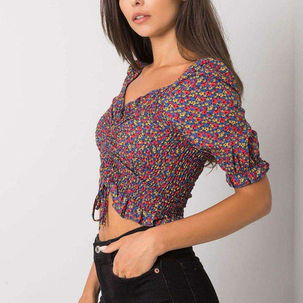 Chic Parisian V Neck Blouse Cotton Top For Women Elegant