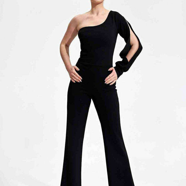 Chic Asymmetrical Jumpsuit