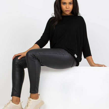 Chic Boat Neck Plus Size Blouse