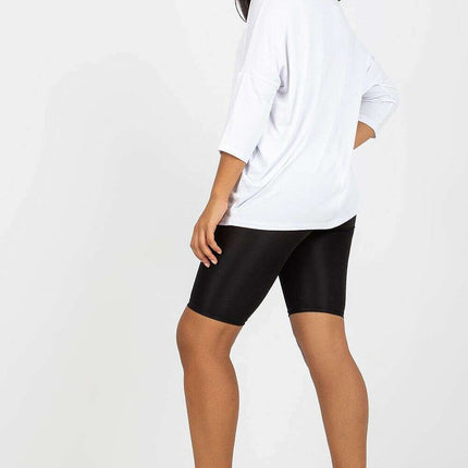 Chic Boat Neck Plus Size Blouse