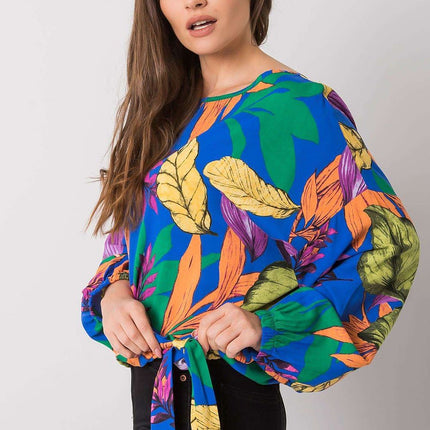 Elegant Long Sleeve Round Neck Blouse - Très Elite