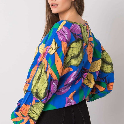 Elegant Long Sleeve Round Neck Blouse - Très Elite