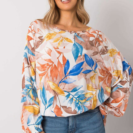 Elegant Long Sleeve Round Neck Blouse - Très Elite