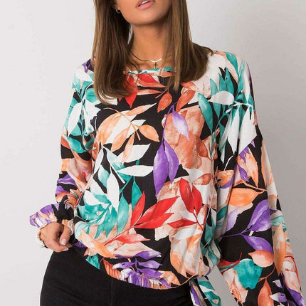 Elegant Long Sleeve Round Neck Blouse
