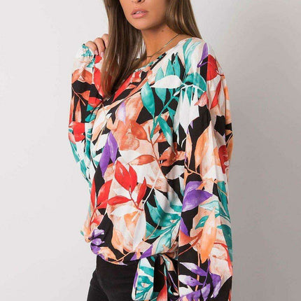 Elegant Long Sleeve Round Neck Blouse