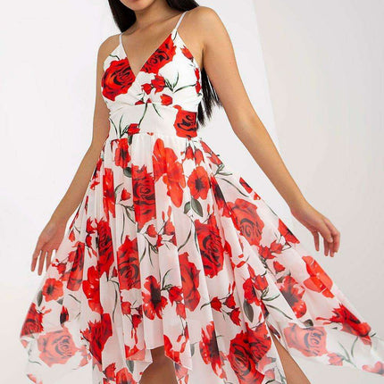 Chic Asymmetrical Summer Dress With Adjustable Straps