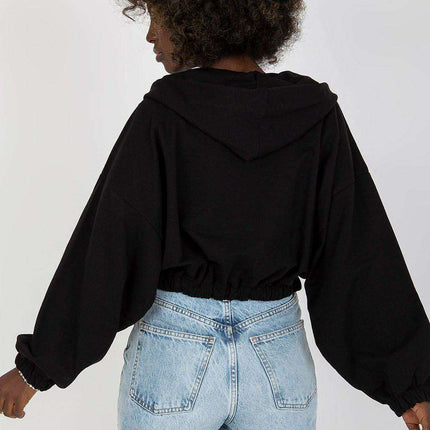 Chic Hooded Sweatshirt With Adjustable Tie Details Modern