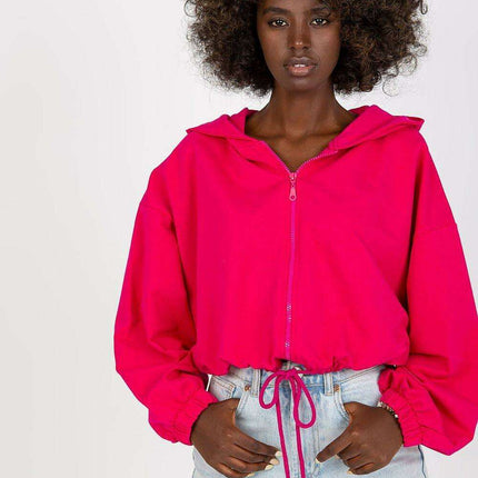 Chic Hooded Sweatshirt With Adjustable Tie Details Modern