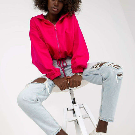 Chic Hooded Sweatshirt With Adjustable Tie Details Modern