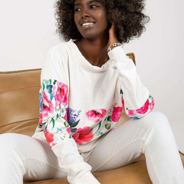 Elegant Parisian Lounge Set Sweatshirt And Pants Women