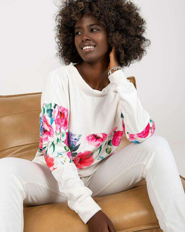 Elegant Parisian Lounge Set Sweatshirt And Pants Women