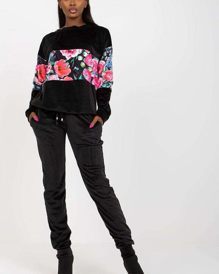 Elegant Parisian Lounge Set Sweatshirt And Pants Women