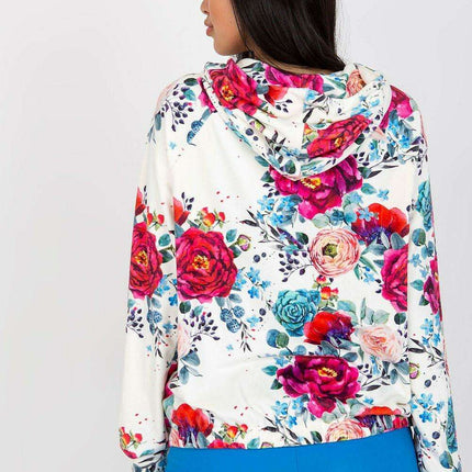 Chic Parisian Zip Up Sweatshirt With Front Pockets