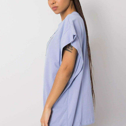 Elegant Chain Detailed Relaxed Fit Blouse Made In Europe