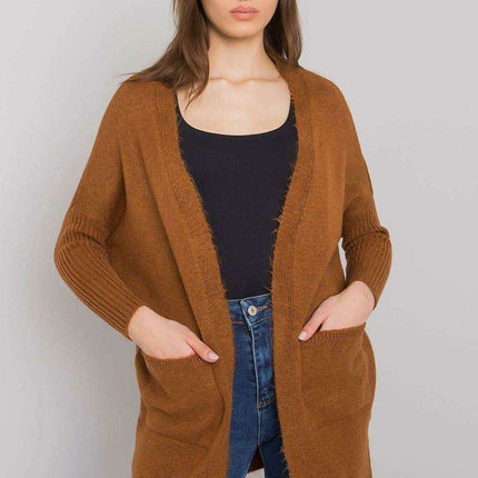 Chic Parisian Knit Cardigan With Cozy Pockets For Women