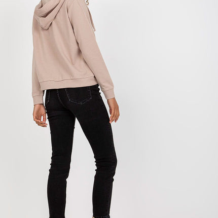 Stylish Women's Zip-Up Sweatshirt - Soft Cotton-Poly Blend Hoodie - Très Elite