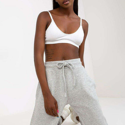 BFG High-Waisted Comfort Sweatpants with Adjustable Elastic Waistband