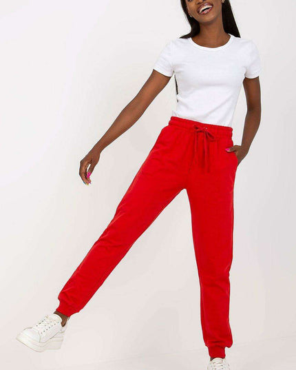 Chic High-Waisted Relaxed Fit Lounge Pants with Pockets and Adjustable Tie