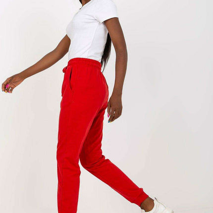 Chic High-Waisted Relaxed Fit Lounge Pants with Pockets and Adjustable Tie