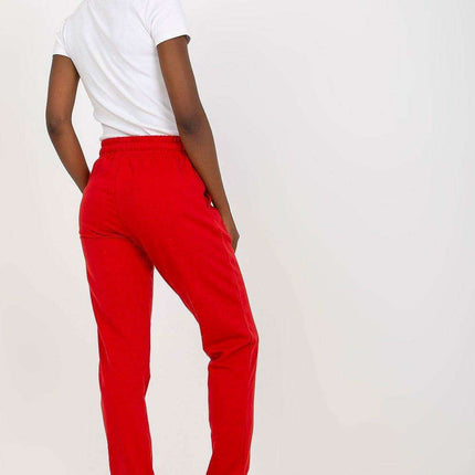 Chic High-Waisted Relaxed Fit Lounge Pants with Pockets and Adjustable Tie