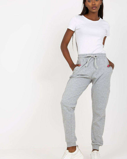 Chic High-Waisted Relaxed Fit Lounge Pants with Pockets and Adjustable Tie