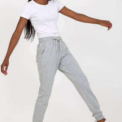 Chic High-Waisted Relaxed Fit Lounge Pants with Pockets and Adjustable Tie
