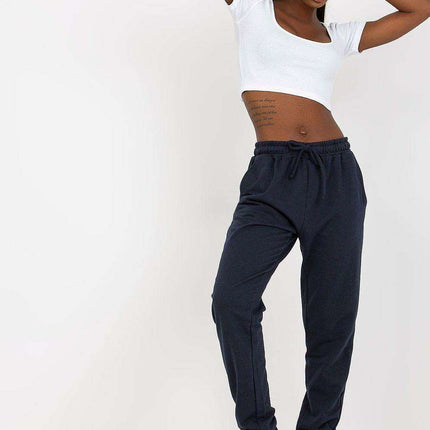 Chic High-Waisted Relaxed Fit Lounge Pants with Pockets and Adjustable Tie