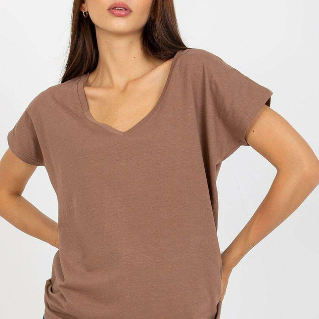 Chic Heart-Shaped Neck Everyday Tee