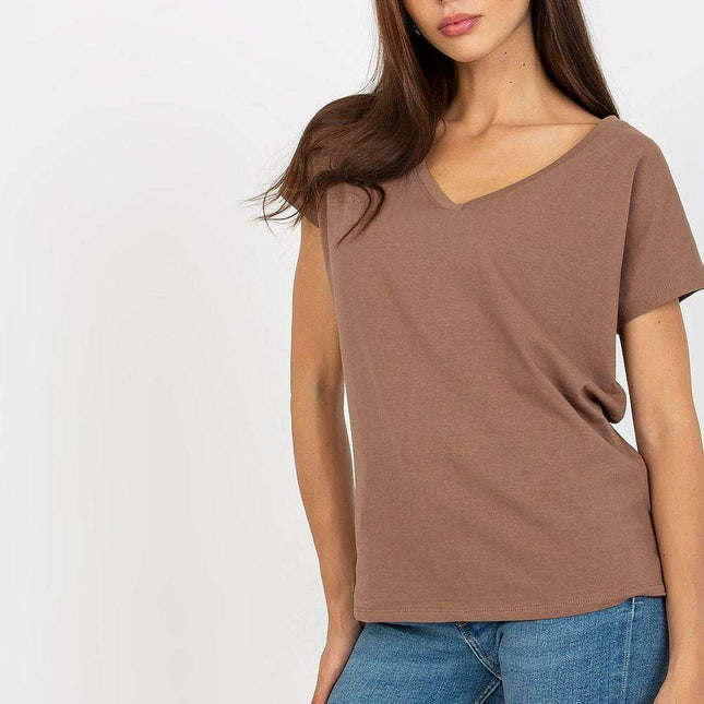 Chic Heart-Shaped Neck Everyday Tee