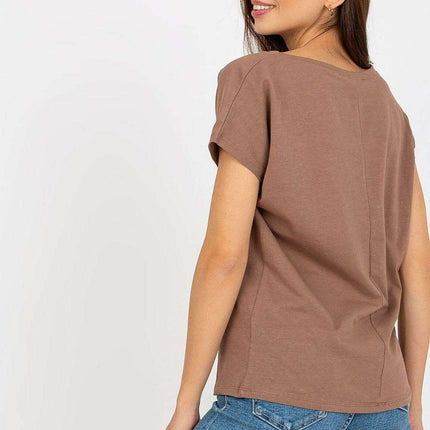 Chic Heart-Shaped Neck Everyday Tee