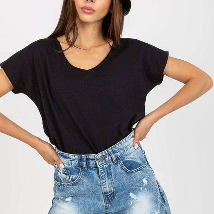 Chic Heart-Shaped Neck Everyday Tee