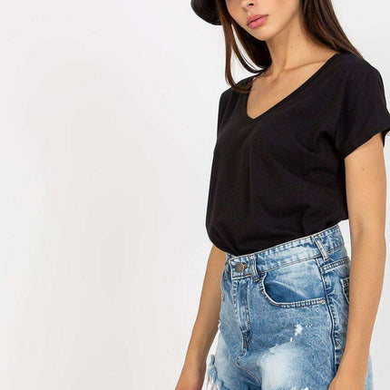 Chic Heart-Shaped Neck Everyday Tee