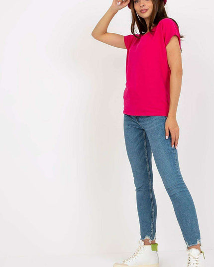 Chic Heart-Shaped Neck Everyday Tee