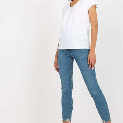 Chic Heart-Shaped Neck Everyday Tee