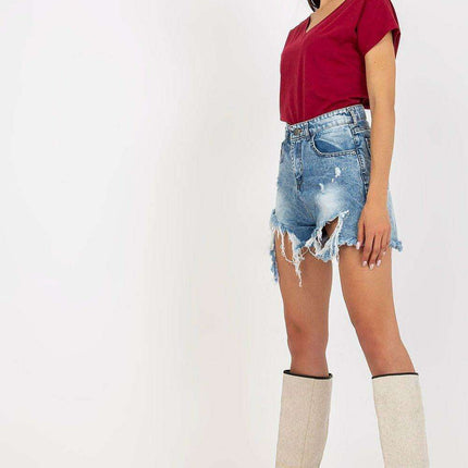 Chic Heart-Shaped Neck Everyday Tee