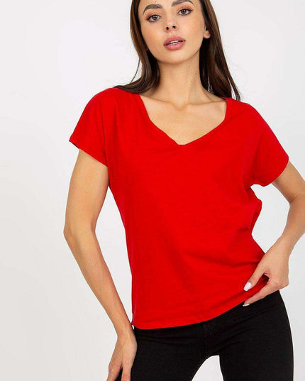 Chic Heart-Shaped Neck Everyday Tee