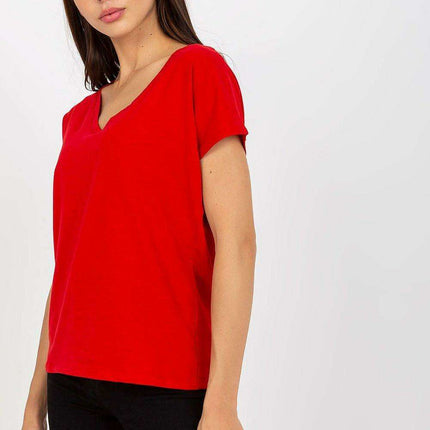 Chic Heart-Shaped Neck Everyday Tee