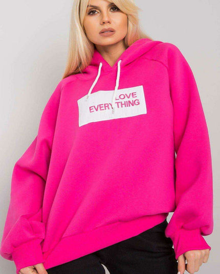 Trendy Women's Hooded Sweatshirt with Front Graphic