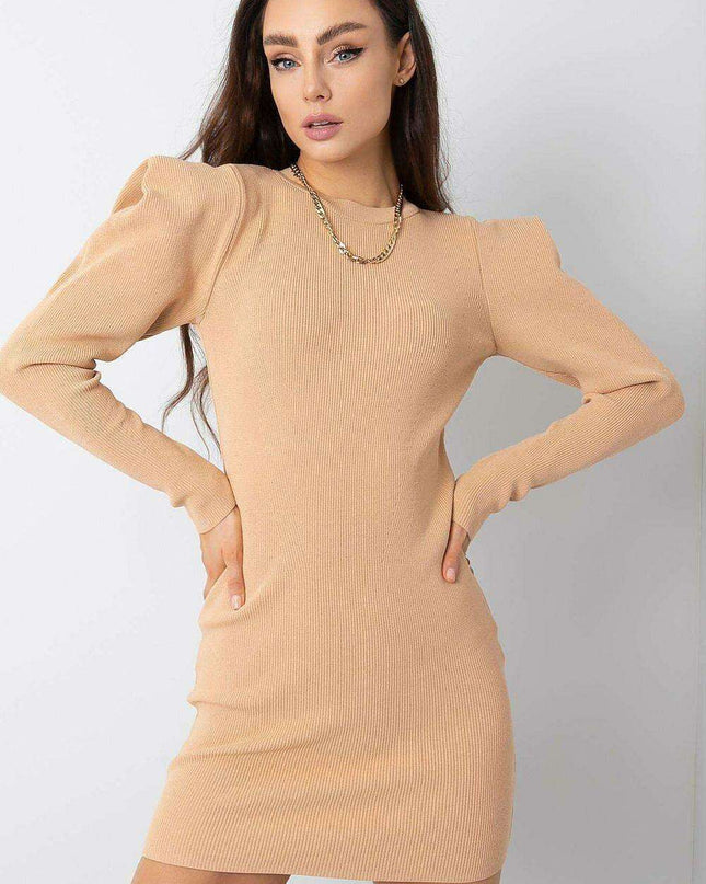 Chic Parisian Inspired Long Sleeve Daydress Elegant Wear