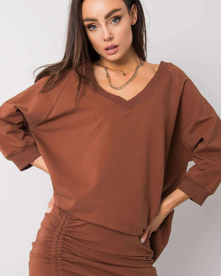 Chic Heart Embellished Paris Sweatshirt For Women Casual